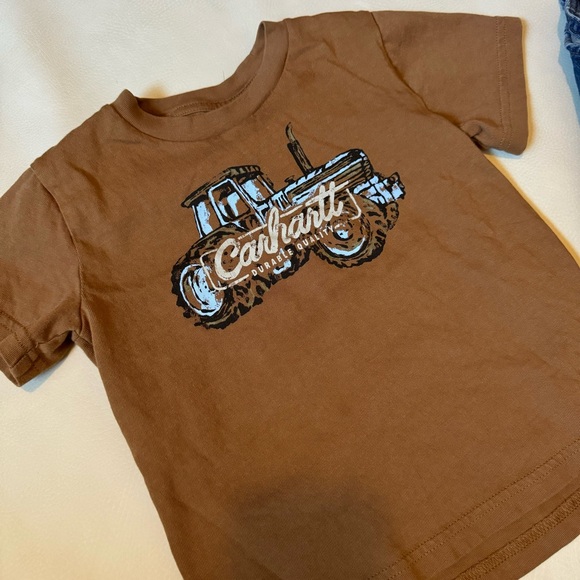 Carhartt Denim Shortalls & Tee - Picture 4 of 6